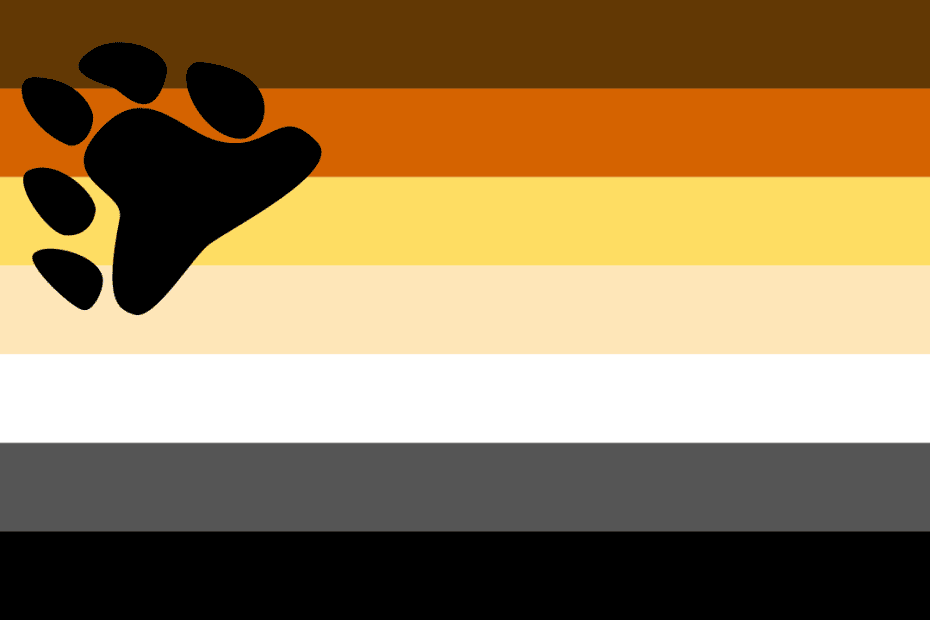 bear brotherhood pride Flag