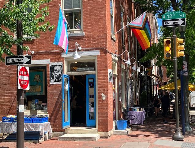 Philly AIDS Thrift @ Giovanni’s Room exterior at 12th and Pine
