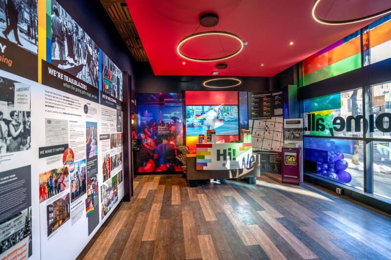 Philly Pride Visitor Center interior
