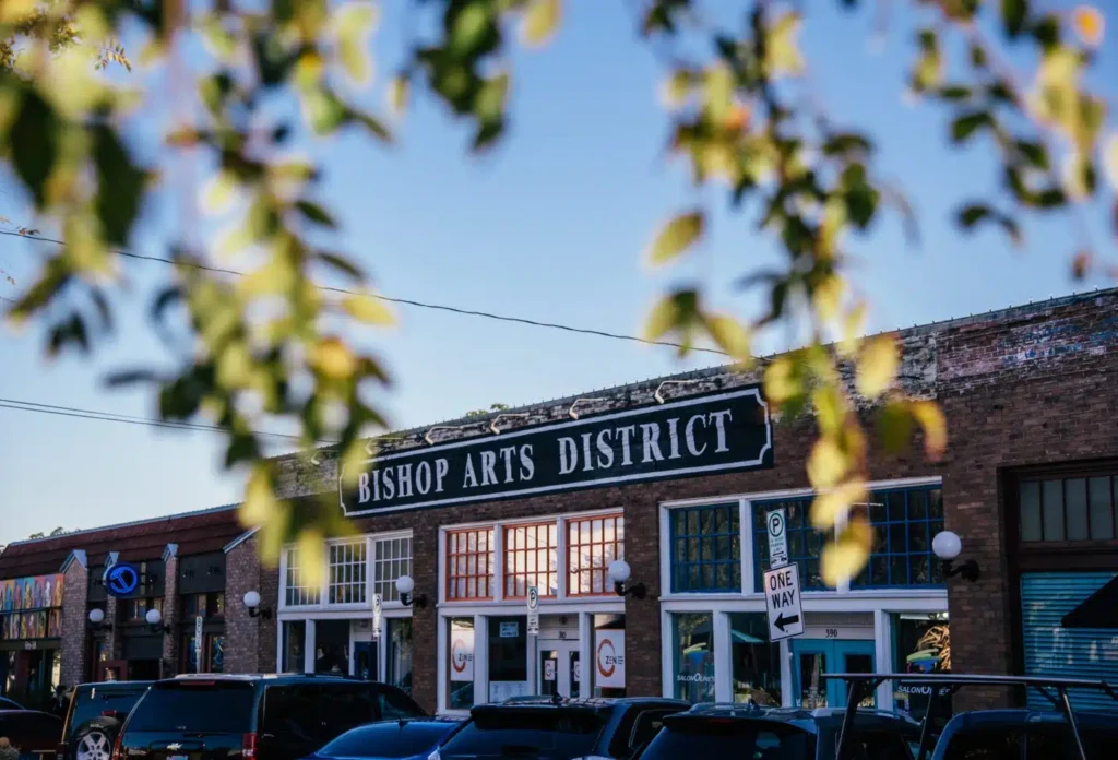 Bishop arts district signage