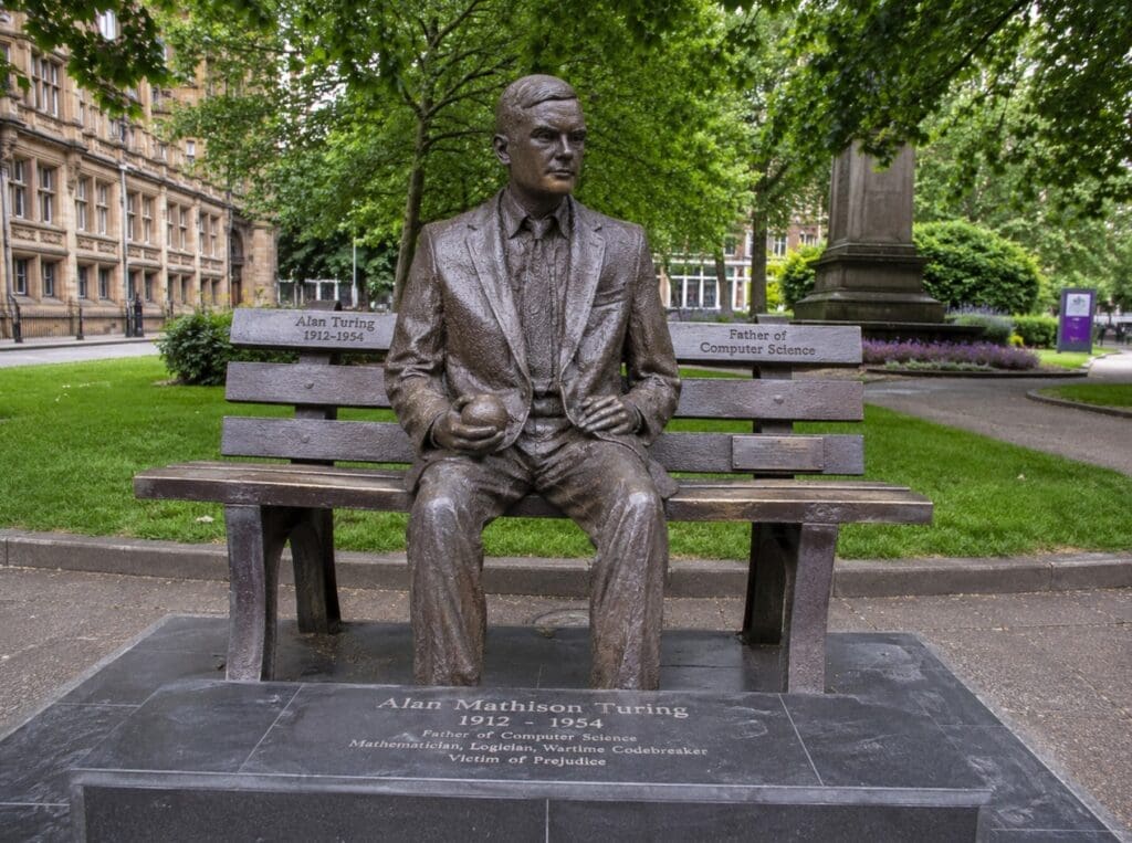 Alan Turing Memorial in Sackville Gardens