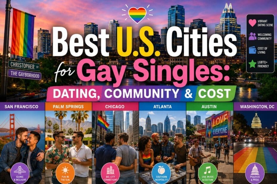 Best U.S. Cities for Gay Singles: Dating, Community & Cost