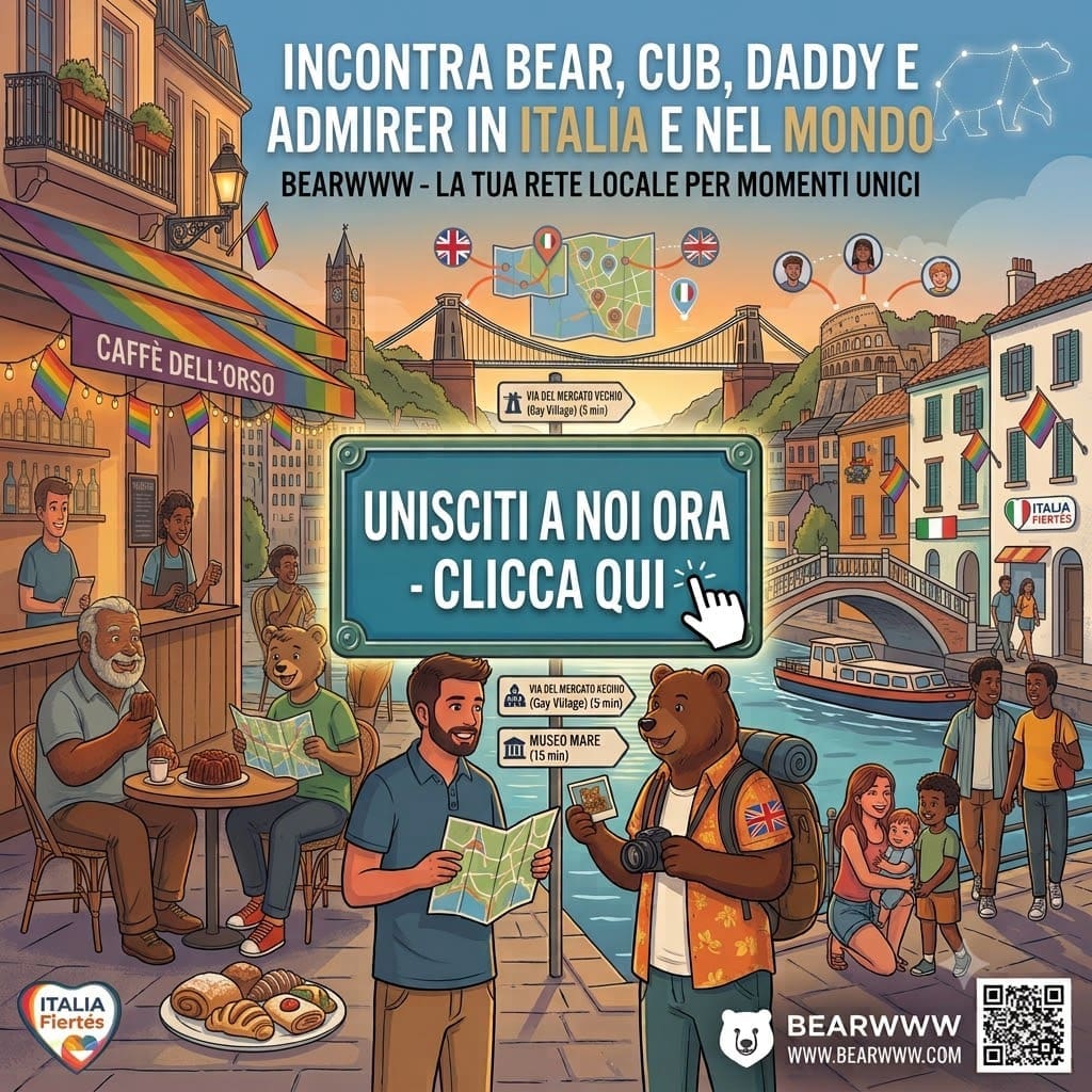 Incontra bear, cub, daddy e admirer in Italia e nel mondo