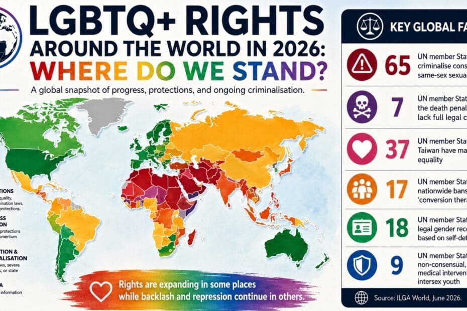 LGBTQ+ Rights Around the World in 2026: Where Do We Stand?