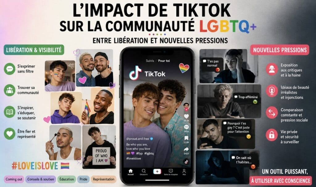 L’impact de TikTok sur la communauté LGBTQ+ : entre libération et nouvelles pressions