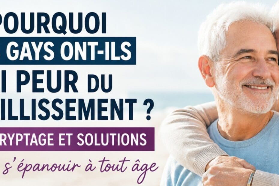 Pourquoi les gays ont-ils si peur du vieillissement ? Décryptage et solutions pour s’épanouir à tout âge
