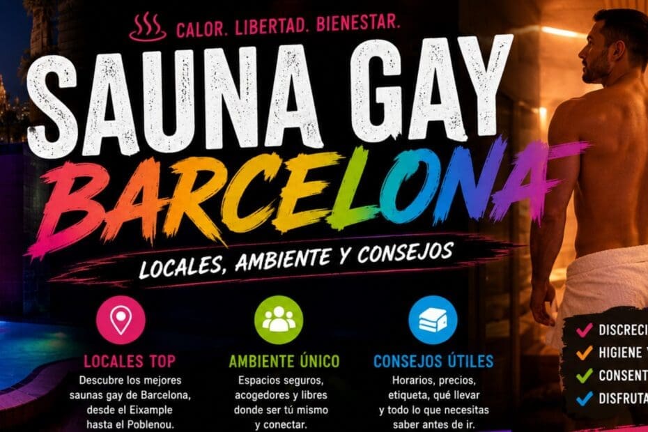 Sauna Gay Barcelona: locales, ambiente y consejos