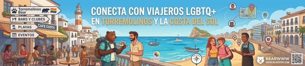 banner SFW BEARWWW “Conecta con viajeros LGBTQ+ en Torremolinos y la Costa del Sol”