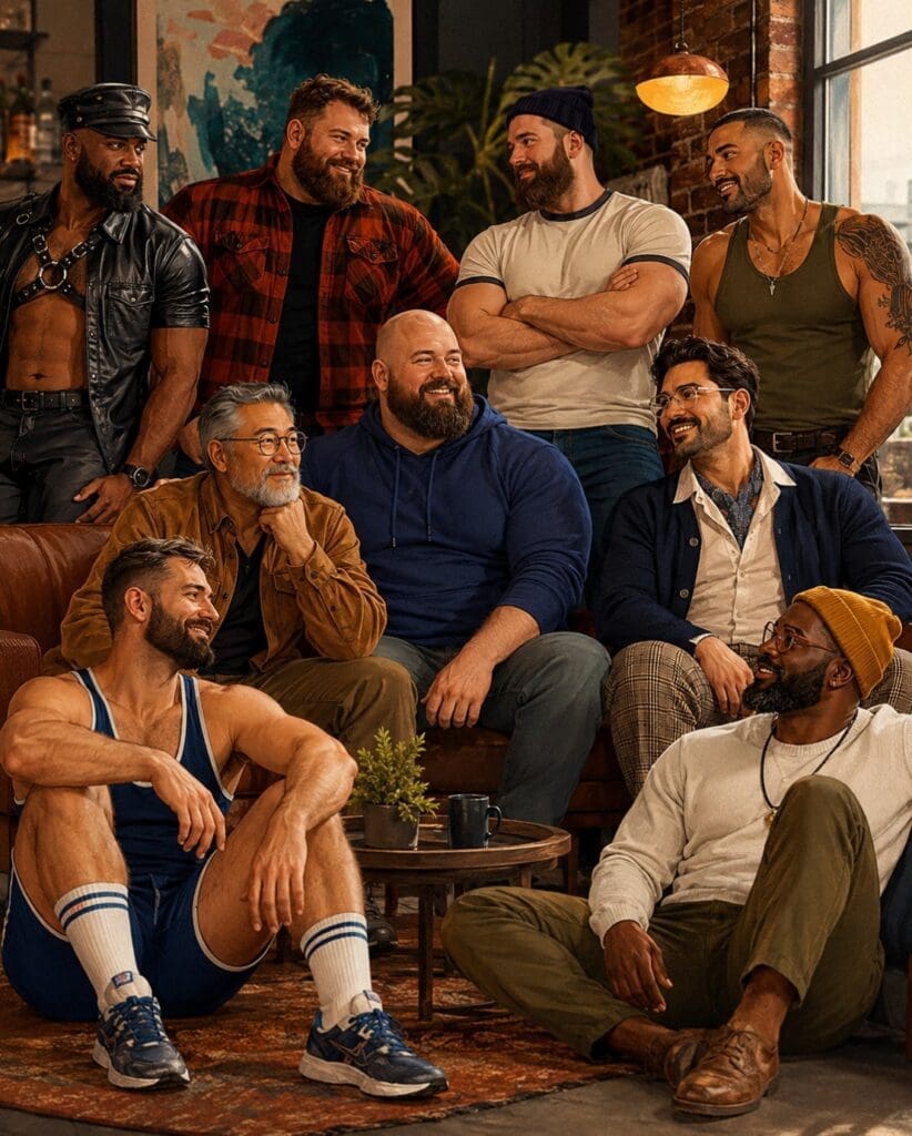 different expressions of masculinity and queer style within Bear culture